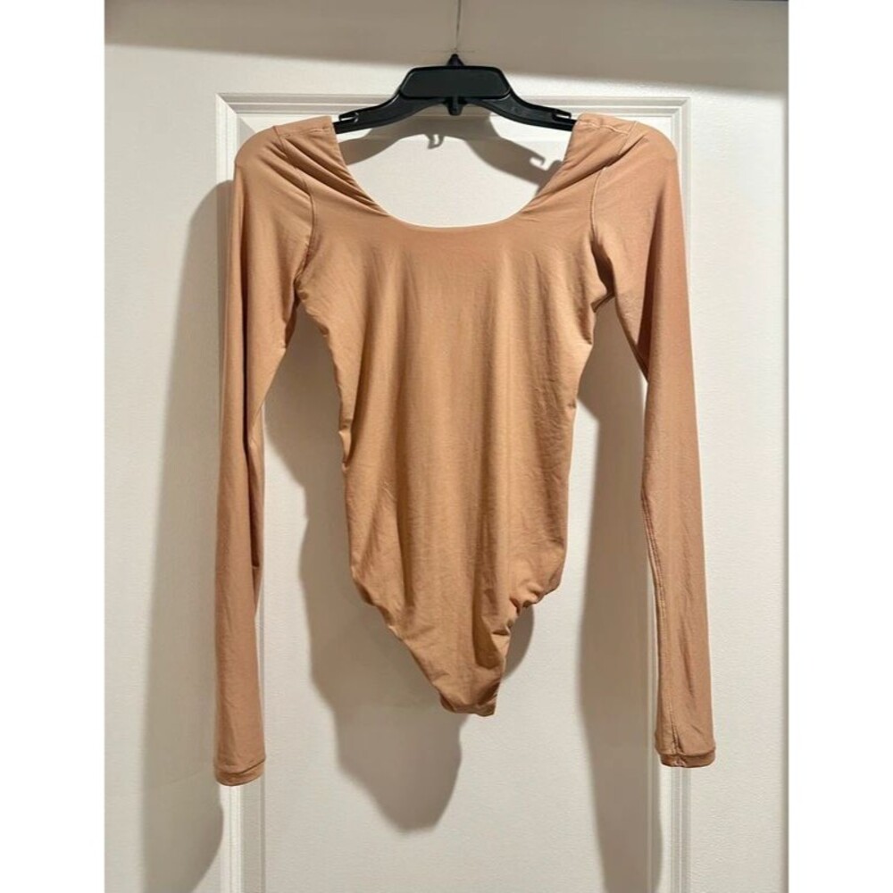 Aerie Smoothez Long Sleeve Thong Bodysuit
